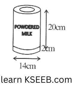KSEEB Solutions For Class 8 Maths Chapter 16 Mensuration Exercise 16.3 Question 10