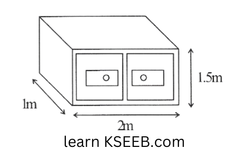 KSEEB Solutions For Class 8 Maths Chapter 16 Mensuration Exercise 16.3 Question 4