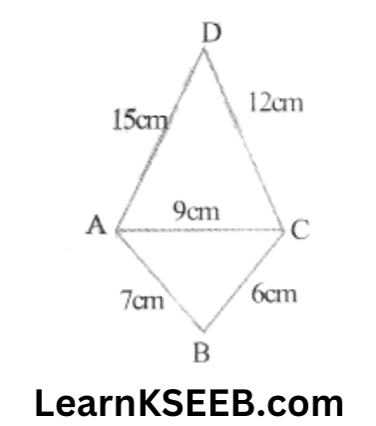 KSEEB Solutions For Class 9 Maths Chapter 12 Heron's Formula Four Mark Questions 2