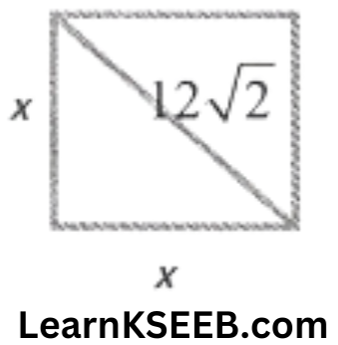 KSEEB Solutions For Class 9 Maths Chapter 12 Heron's Formula Two Mark Questions 1