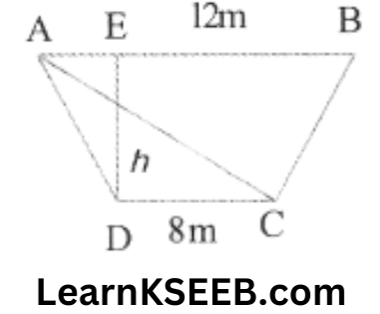 KSEEB Solutions For Class 9 Maths Chapter 12 Heron's Formula Two Mark Questions 10