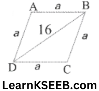 KSEEB Solutions For Class 9 Maths Chapter 12 Heron's Formula Two Mark Questions 2