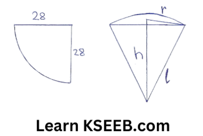 KSEEB Solutions For Class 9 Maths Chapter 13 Surface Areas & Volumes Extra Sums 10..1