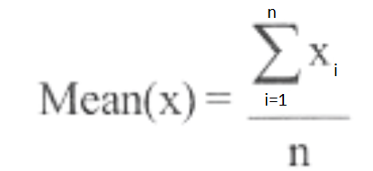 Statistics Mean