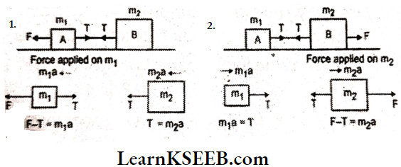 Laws Of Motion Two Bodies Of Mass
