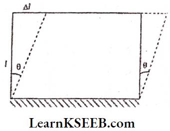 Mechanical Properties Of Solids Shearing Strain