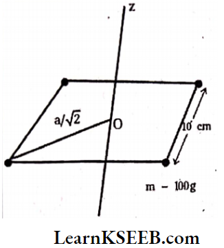 Systems Of Particles And Rotational Motion Four Particles Of A Masses