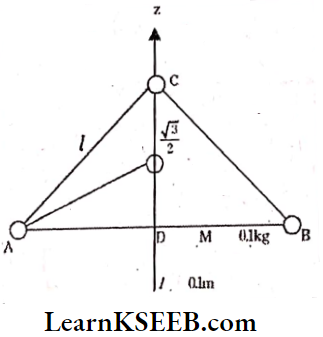 Systems Of Particles And Rotational Motion Three Particles Of A Masses